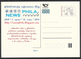 CDV C Czech Republic News Phila 1st Anniversary - Philatelic Blog 2011 - Postcards