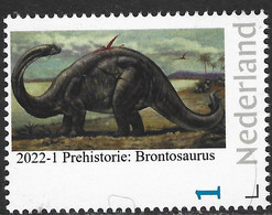 Nederland  2022-1 Prehistorie:   Brontosaurus          Postfris/mnh/neuf - Ungebraucht