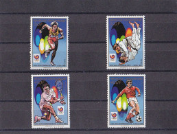 Olympics 1988 - Tennis - Judo - Soccer - C.-AFRICA - Set MNH - Estate 1988: Seul