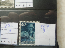 Liechtenstein 257 Used Oblitéré Gestempelt Perfect Parfait - Used Stamps