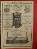 PUB 1884 - Fourneaux De Cuisine P Fiasco Rue Paradis 13 Marseille, Th Oliviat&Crozat Quai De Rive-Neuve 13 Marseille - Publicités