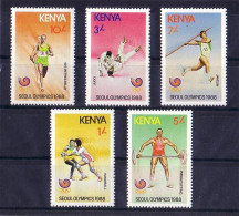 Olympics 1988 - Judo - KENYA - Set MNH - Estate 1988: Seul