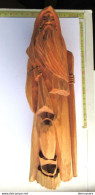 LADE 800 - 20-10- SCULPTURE SCULPTÉE DANS DU BOIS - UIT HOUT GESNEDEN BEELD - 26 CM - 344 GRAM - Madera