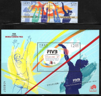 Macau/Macao 2016 FIVB Volleyball World Grand Prix (stamps 2v+ SS/Block) MNH - Ungebraucht