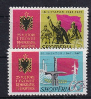 ALBANIA 1967 - Canceled - MI 1190 - 1191 Complete Set - Albania