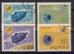 ALBANIA 1966 - Canceled - MI 1067 - 1070 Complete Set - Albanien