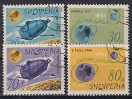 ALBANIA 1966 - Canceled - MI 1067 - 1070 Complete Set - Albania