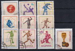 ALBANIA 1966 - Canceled - MI 1036 - 1045 Complete Set - Albania