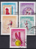 ALBANIA 1965 - Canceled - MI 1018 - 1022 Complete Set - Albania