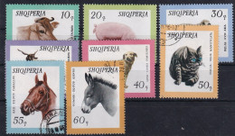 ALBANIA 1966 - Canceled - MI 1028 - 1035 Complete Set - Albania