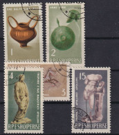 ALBANIA 1965 - Canceled - MI 954 - 958 Complete Set - Albania