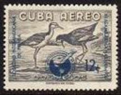 Cuba C151, MNH. Michel 513. Middle American Jacana,overprinted,1956. - Ongebruikt