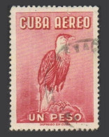 Cuba C144, Used. Michel 504. Northern Caracara. 1956. - Ongebruikt