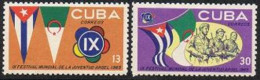 Cuba 969-970,MNH. World Youth, Students Congress, 1965. - Ungebraucht