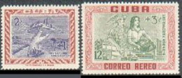 Cuba B3, CB1, Lightly Hinged. Michel 619-620. Agricultural Reforms, 1959. - Unused Stamps