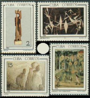 Cuba 948-951,MNH. National Museum,Havana.Art,1965. - Unused Stamps