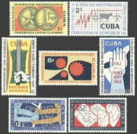 Cuba 663-665,C215-C218, Lightly Hinged. Mi 696-702. Agriculture, Industry. 1961. - Unused Stamps