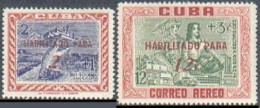 Cuba 624, C199 HABILITADO PARA, Hinged. Mi 640-641 Agricultural Reforms, 1960. - Nuevos