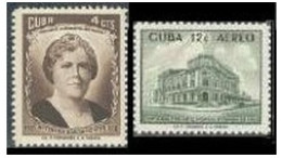 Cuba 615,C198,MNH.Michel 631-632. Musical Arts Society-40,1959.Maria Montes. - Unused Stamps