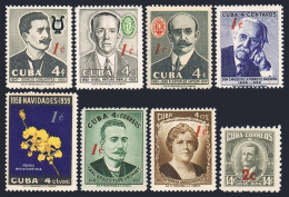 Cuba 629-636, Hinged. Michel 642-649. Cuban Presidents, Flora, Plane, 1960. - Ongebruikt