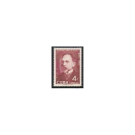Cuba 549,lightly Hinged. Michel 479. General Emilio Nunez,birth Centenary, 1955. - Unused Stamps