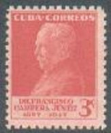 Cuba 511, Lightly Hinged. Michel 390. Francisco Carrera Justiz, Educator. 1953. - Neufs