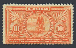 Cuba E3 INMEDIATA, MNH. Michel 6-II Special Delivery 1902. Messenger, Cycle. - Unused Stamps