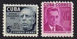 Cuba C92-C93, MNH. Mi . Miguel Coyula Llaguno, Antonio Ginard Rojas,1954. - Nuevos