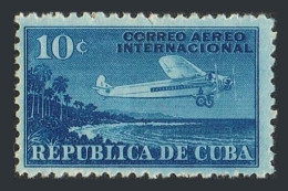 Cuba C5, Lightly Hinged. Michel 81. Air Post 1931. Airplane And Coast Of Cuba. - Neufs
