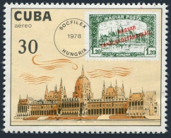 Cuba C280, MNH. Michel 2293. SOCFILEX-1978, Budapest. Hungarian Stamp. - Nuevos