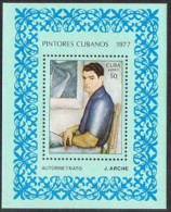 Cuba C259, MNH. Michel Bl.52. Paintings By Jorge Arche, 1977. - Neufs