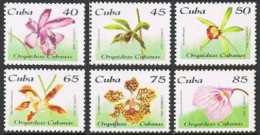 Cuba 3682-3687,MNH.Michel 3860-3865. Orchids 1995. - Unused Stamps