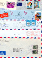Arabische Staaten 1958/94, 11 Luftpost Briefe, Dabei 3 Reko Od. Express - Altri - Asia