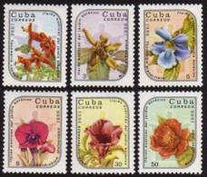 Cuba 2836-2841, MNH. Michel 2990-2995. Exotic Flowers, 1986. - Neufs