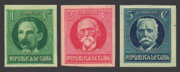 Cuba 280-282, Lightly Hinged. Jose Marti, Maximo Gomez, Calixto Garcia, 1926. - Ongebruikt