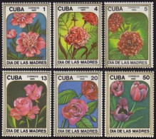 Cuba 2789-2794,MNH.Michel 2943-2948. Mothers' Day 1985.Flowers:Peonies,Roses. - Ongebruikt