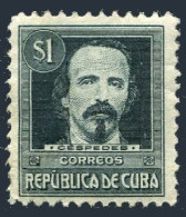 Cuba 273, Hinged. Michel 47. Carlos Manuel De Cespedes, 1917. - Nuevos