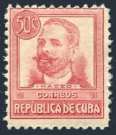 Cuba 272, Hinged With Thin Place. Michel 46. Antonio Maceo, 1917. - Neufs