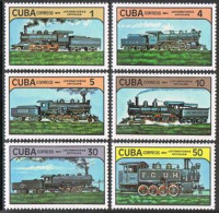 Cuba 2708-2713, MNH. Michel 2859-2864. Locomotives 1984. - Nuevos