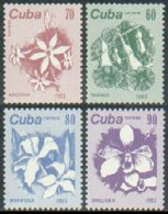 Cuba 2659-2662,MNH.Michel 2810-2813. Flowers 1983.Tobacco,Lily,Mariposa,Orchid. - Nuovi