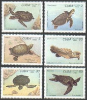 Cuba 2617-2622,MNH.Michel 2766-2771. Turtles 1983. - Nuovi