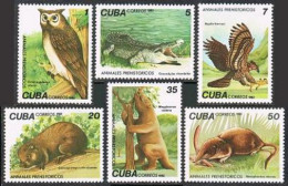 Cuba 2542-2547, MNH. Michel 2691-2696. Prehistoric Fauna, 1982.  - Nuovi