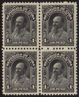 Cuba 252 Block/4, MNH. Michel 25. Carlos Roloff, 1911. - Unused Stamps