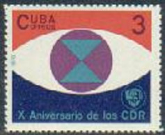 Cuba 1555 2 Stamps,MNH.Michel 1627. CDR, Committee: Defense Of Revolution, 1970. - Nuovi