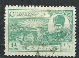 Turkey; 1924 Lausanne Treaty Of Peace 1 1/2 K. - Used Stamps