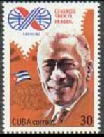 Cuba 2477,MNH.Michel 2626. Trade Union Congress,1982.Lazaro Pena,emblem. - Neufs