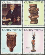 Cuba 2463-2466,MNH.Michel 2612-2615. Fernando Ortiz,folklorist.1981. - Neufs