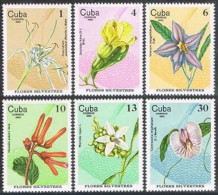 Cuba 2369-2374,MNH.Michel 2518-2523. Wildflowers 1980. - Nuevos