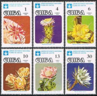 Cuba 2188-2191,C281-C282,MNH.Michel 2294-2299. Cactus Flowers 1978. - Nuevos