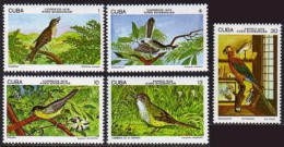 Cuba 2180-2182,C275-C276,MNH.Michel 2280-2284. Birds 1978. - Nuovi